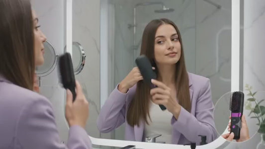 Spazzola Lisciante Senza Fili Portatile con Ricarica USB-C